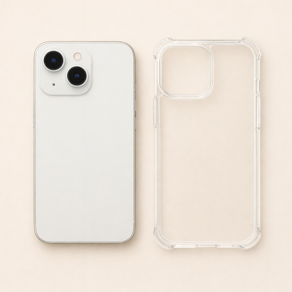 Coque Transparente Souple avec Coins Renforcés - IPhone 14 + et 15 +