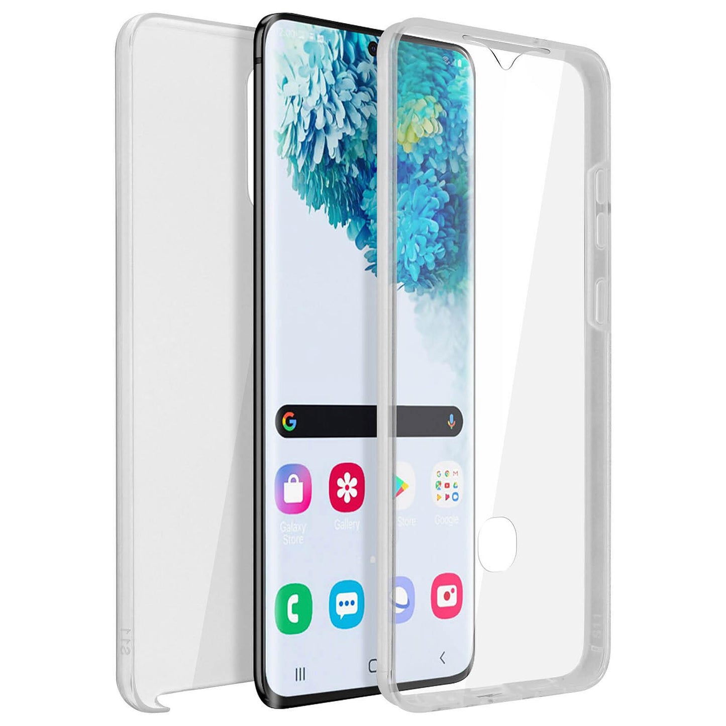 Coque silicone transparente 360° - SAMSUNG S20+
