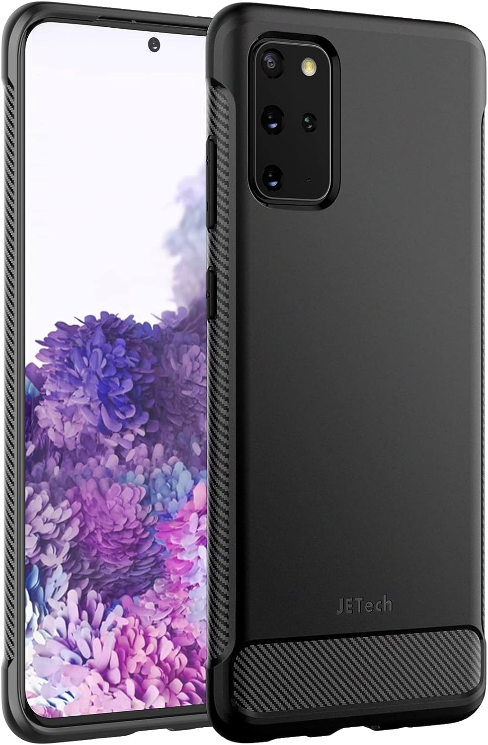 Coque silicone style carbone - SAMSUNG S20+