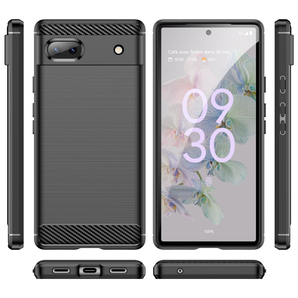 Coque de protection Carbone noir Pixel 6A