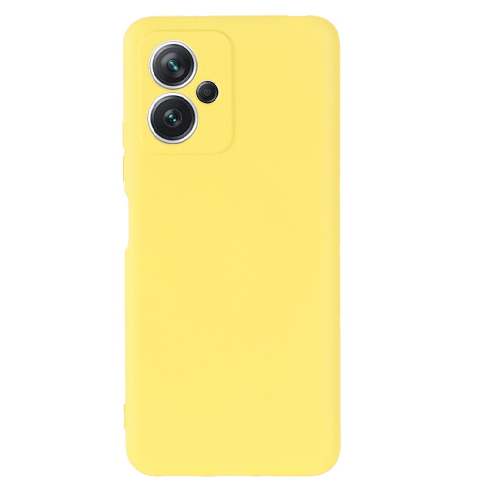 Coque de protection silicone jaune Xiaomi Redmi Note 12 Pro 5G