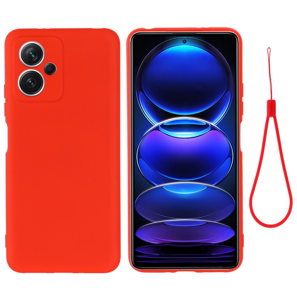 Coque de protection silicone rouge Xiaomi Redmi Note 12 Pro 5G