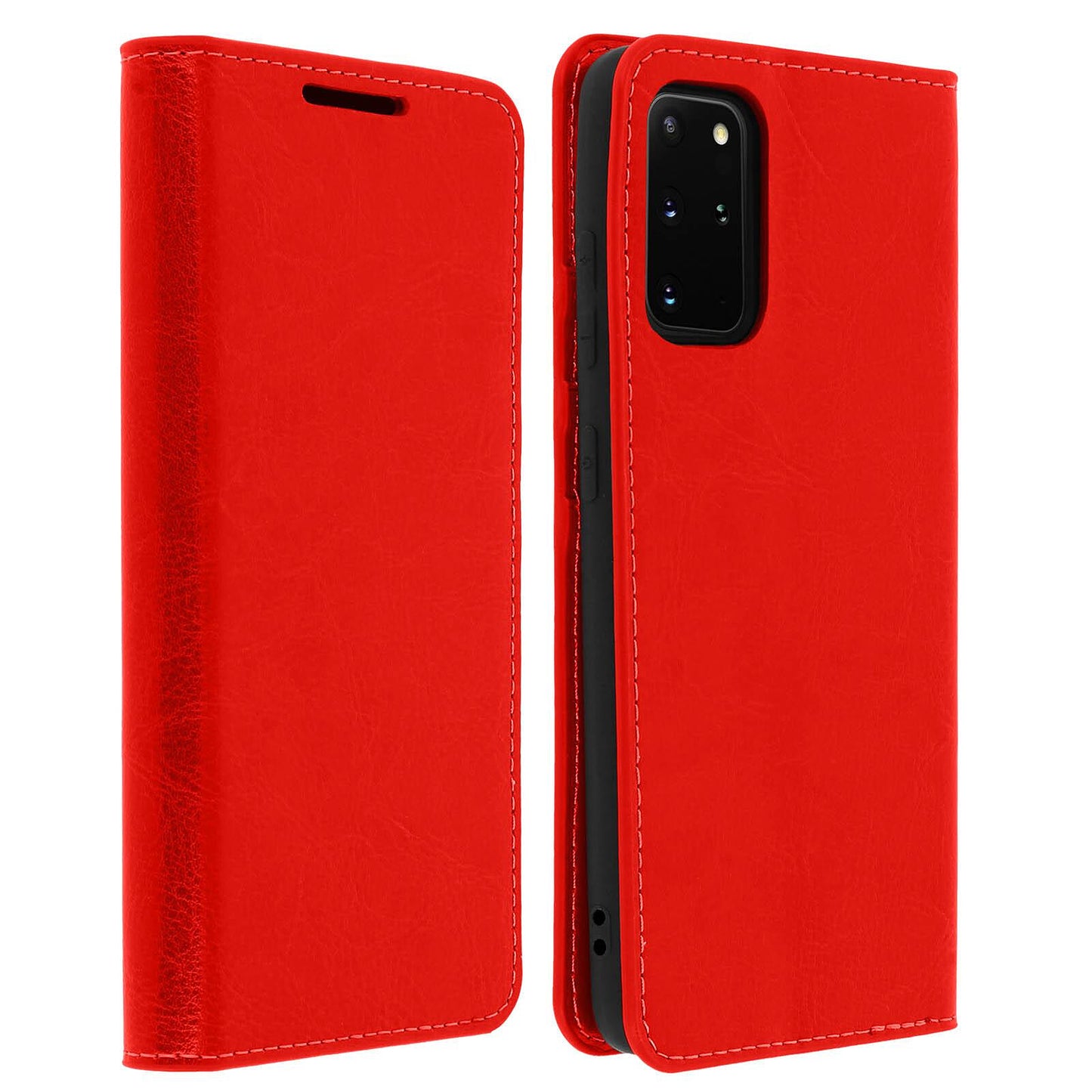 Étui portefeuille rouge - SAMSUNG S20+