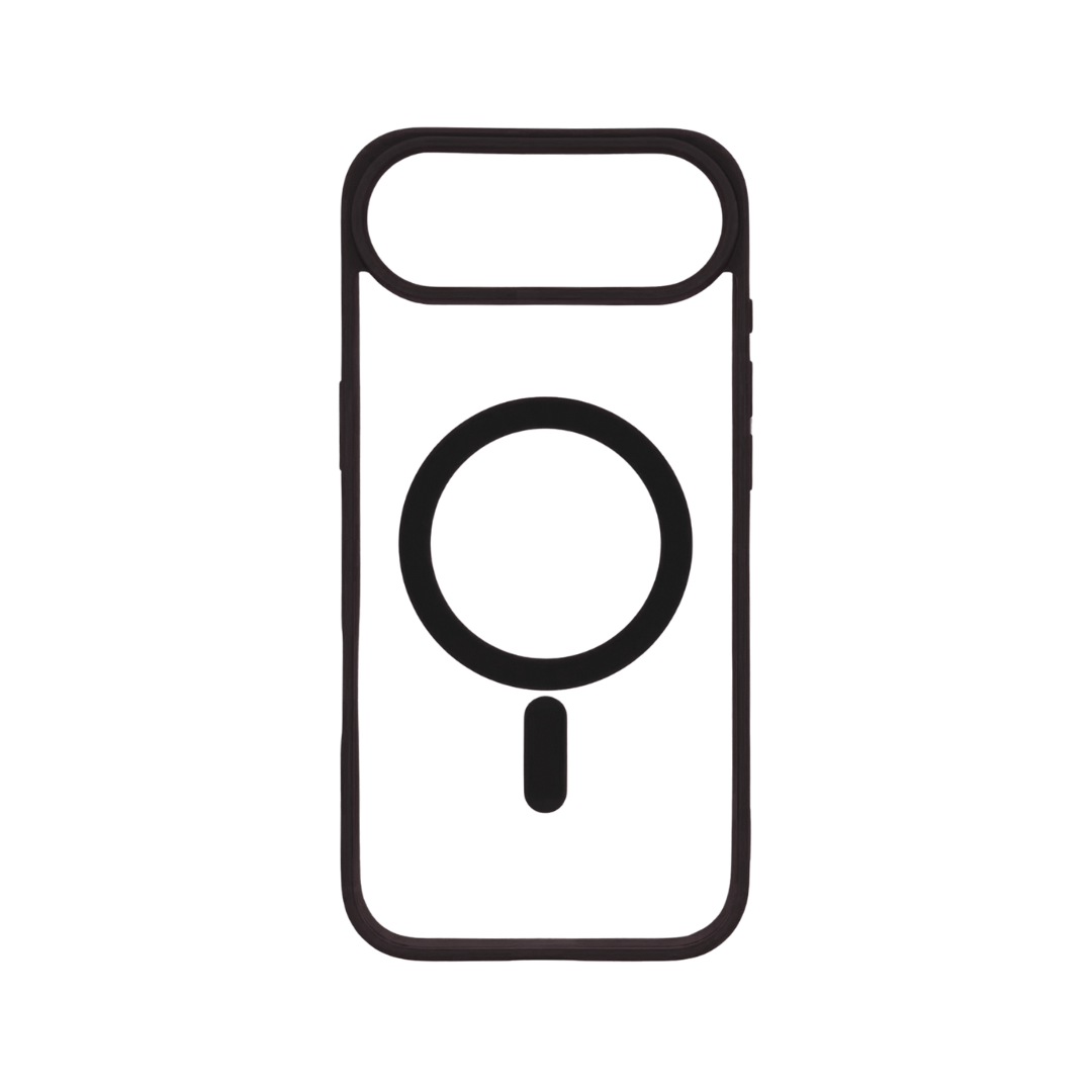 Coque transparente MagSafe rigide avec bord de couleur - iPhone 17 air