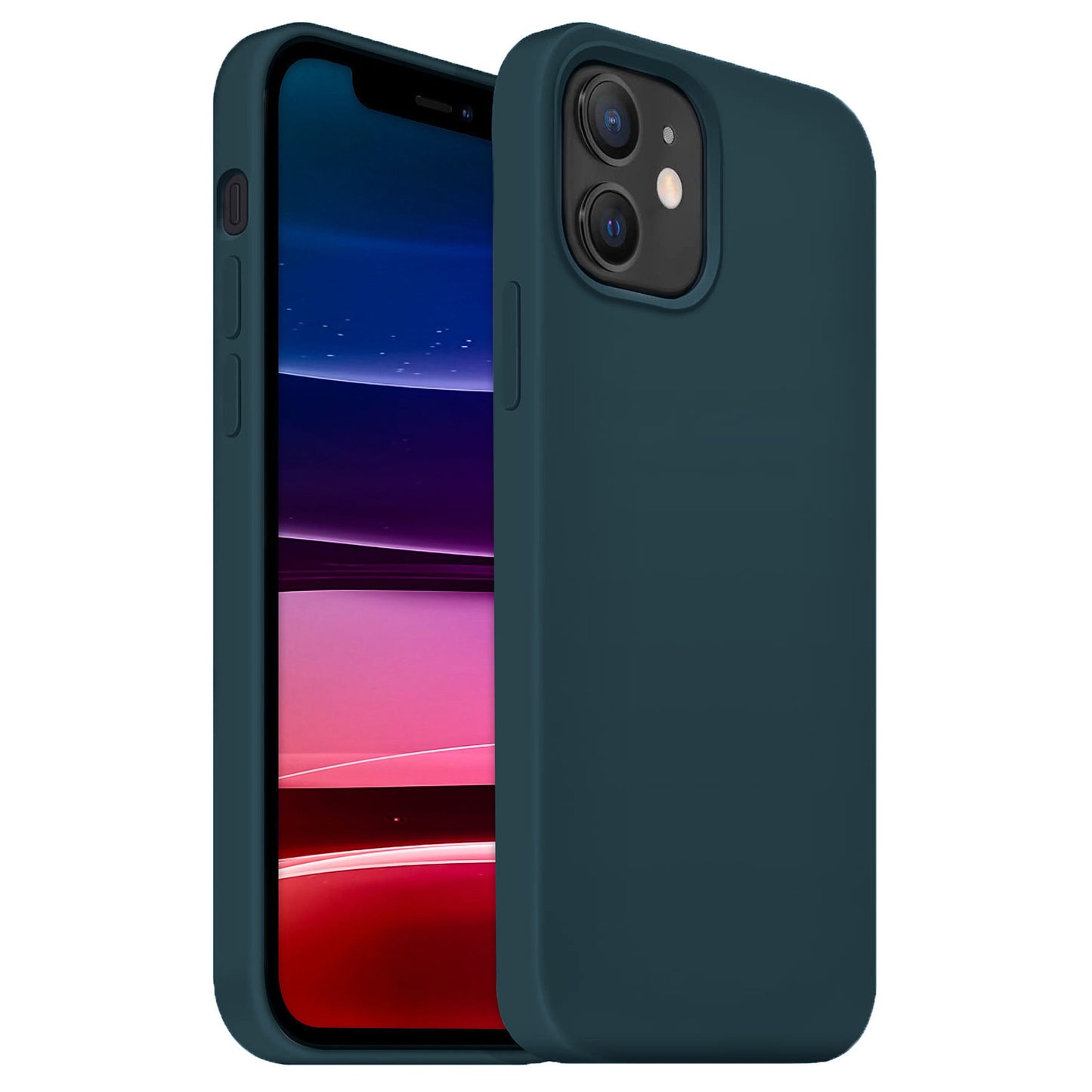 Coque silicone bleu cobalt iPhone 11