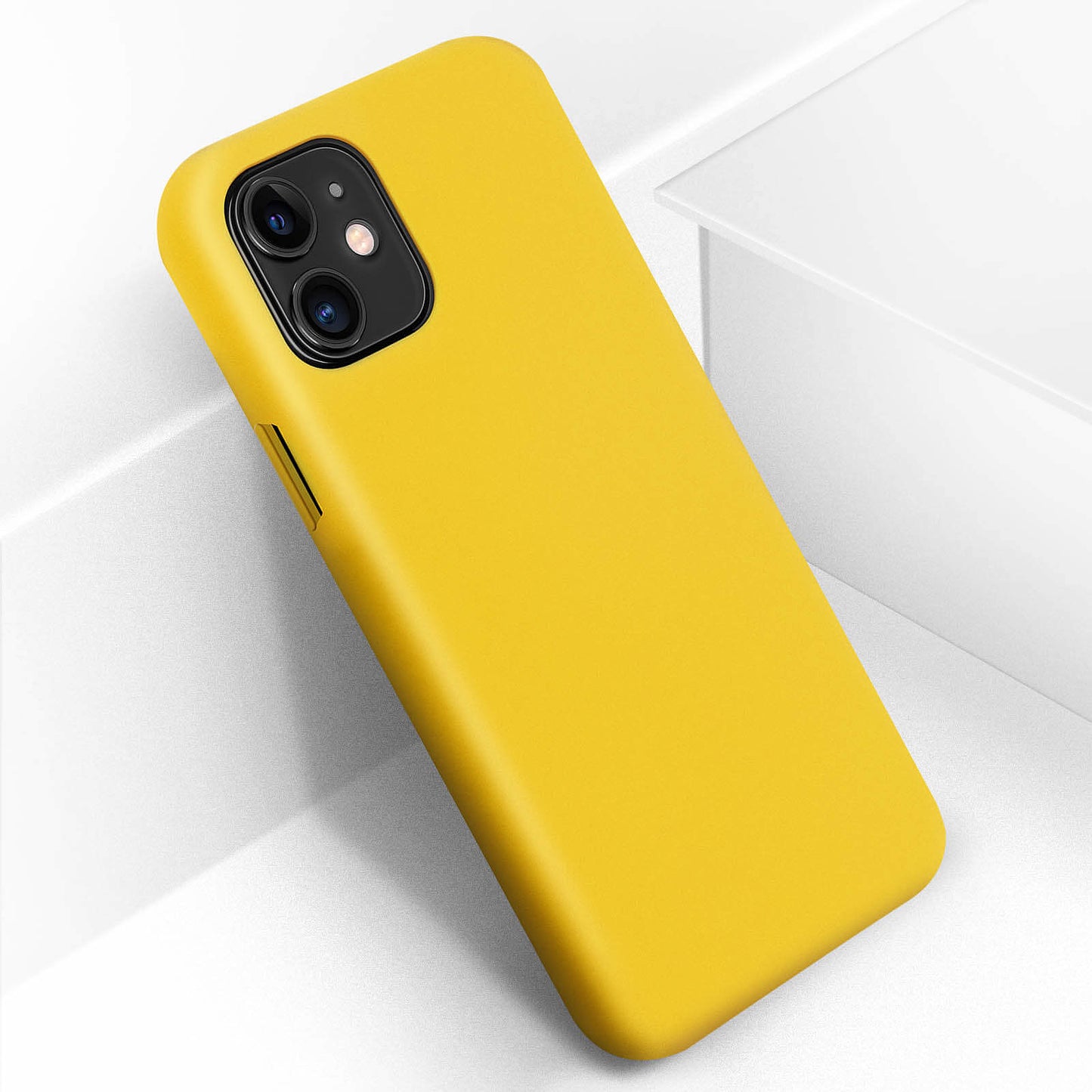 Coque silicone jaune iPhone 11