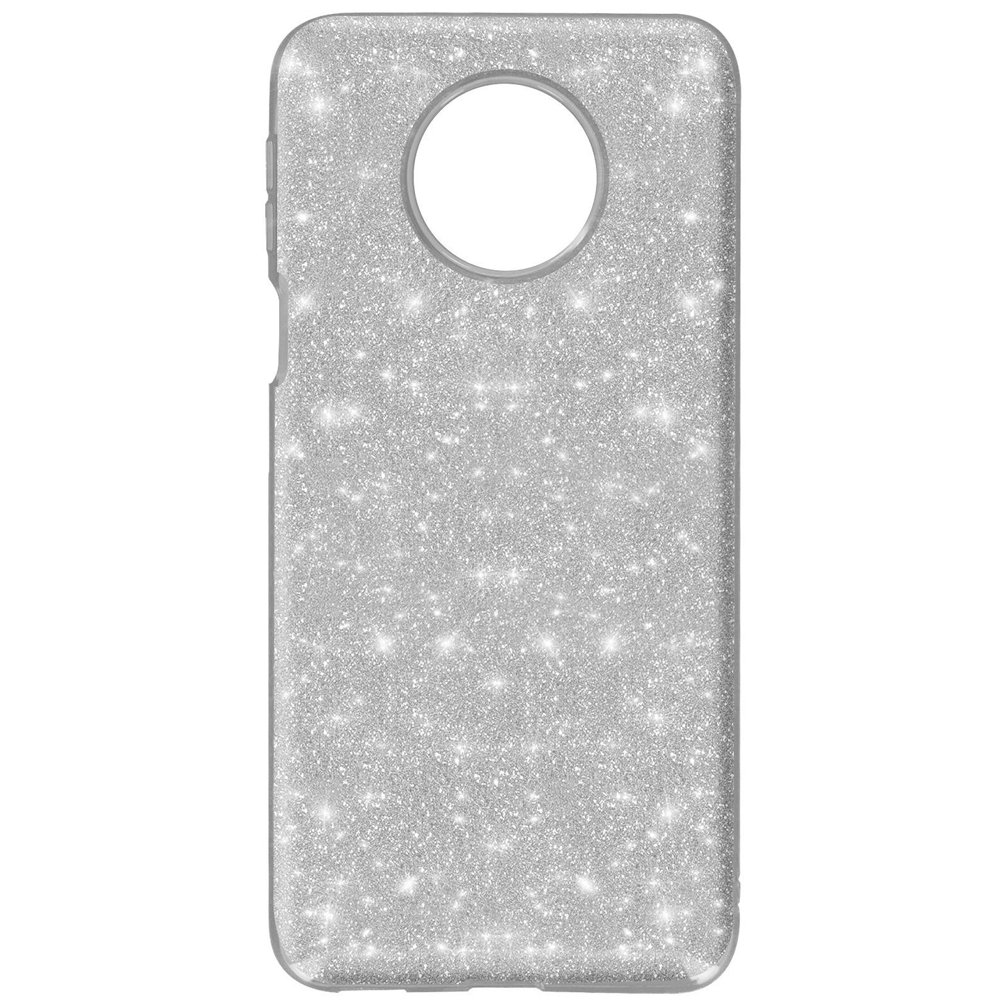 Redmi Mi 10T Lite 5G - Coque Paillettes Argent