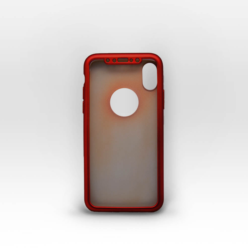 Coque 360 IPhone X/XS Rouge