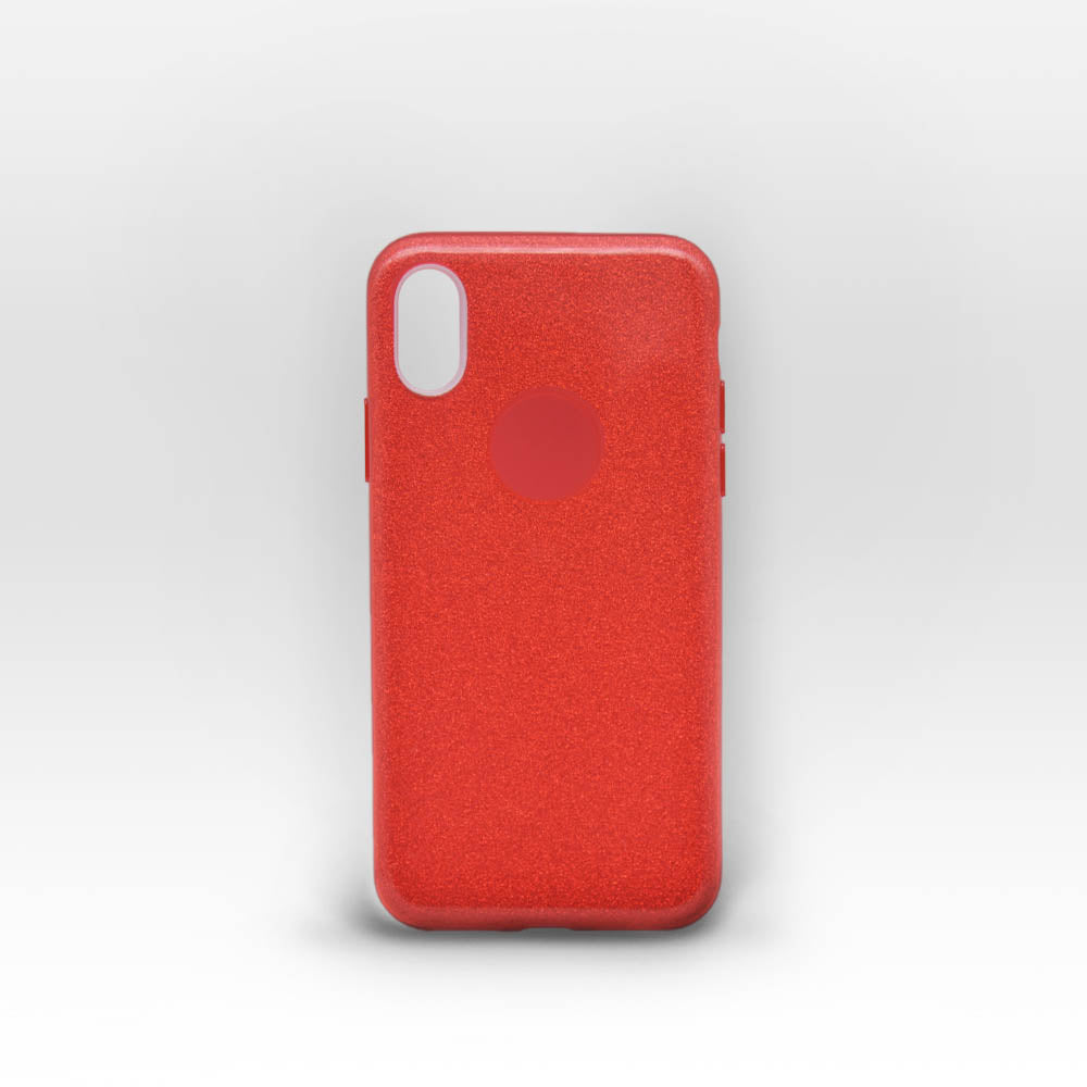 Coque Paillette Rouge IPhone X/XS