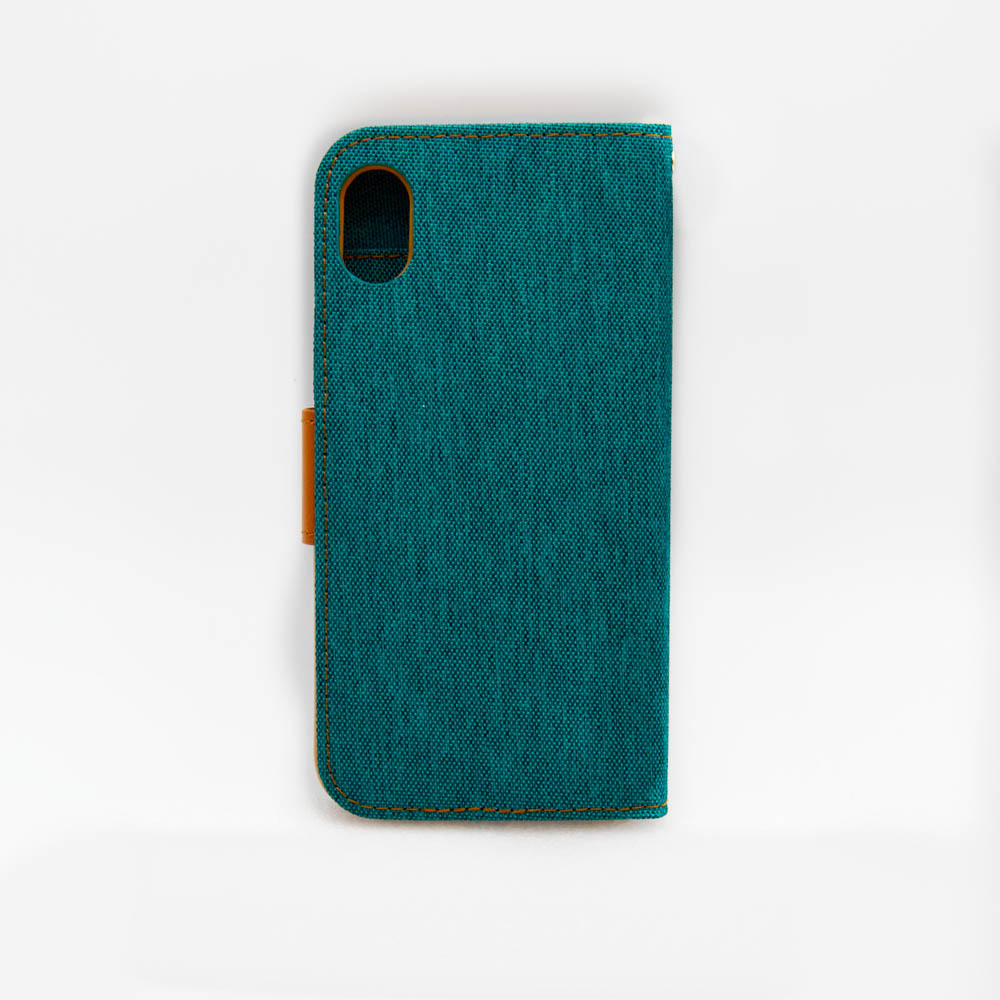 Étui IPhone XR tissus Bleu