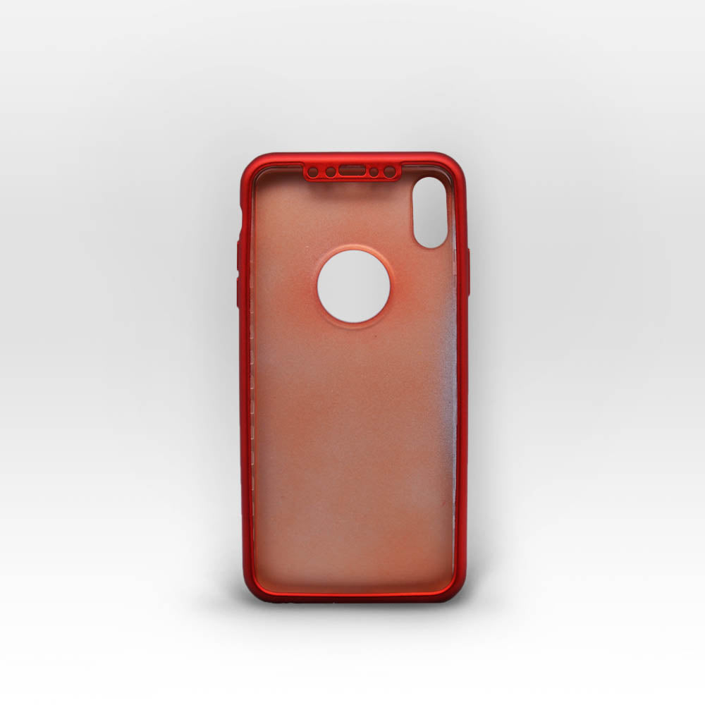 Coque 360 IPhone XS Max Rouge