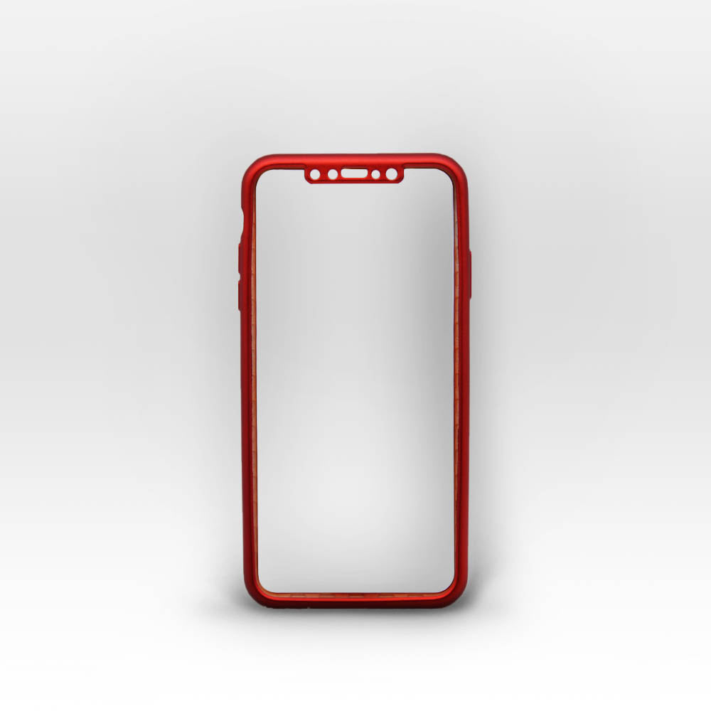 Coque 360 IPhone XS Max Rouge