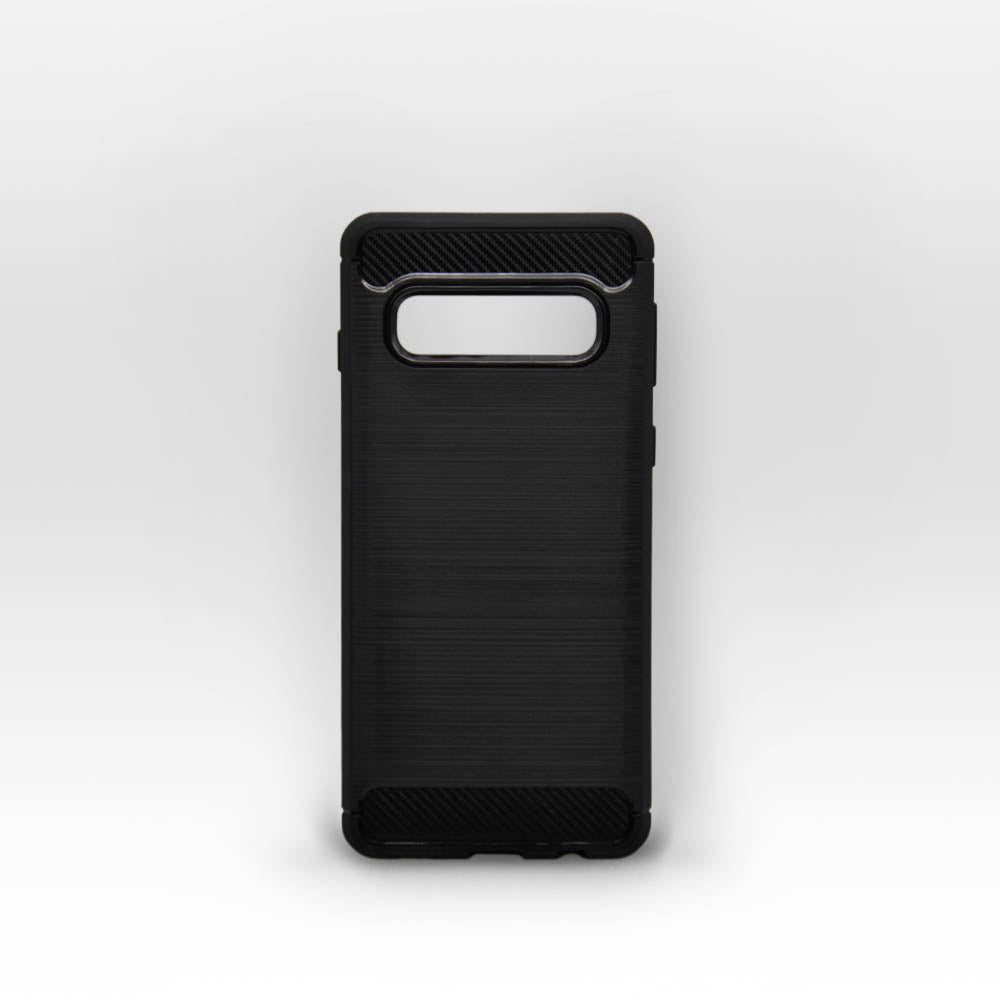 SAMSUNG Galaxy S10 - Coque Carbone Noire