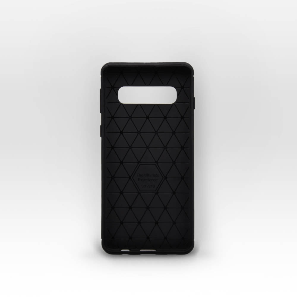 SAMSUNG Galaxy S10 - Coque Carbone Noire