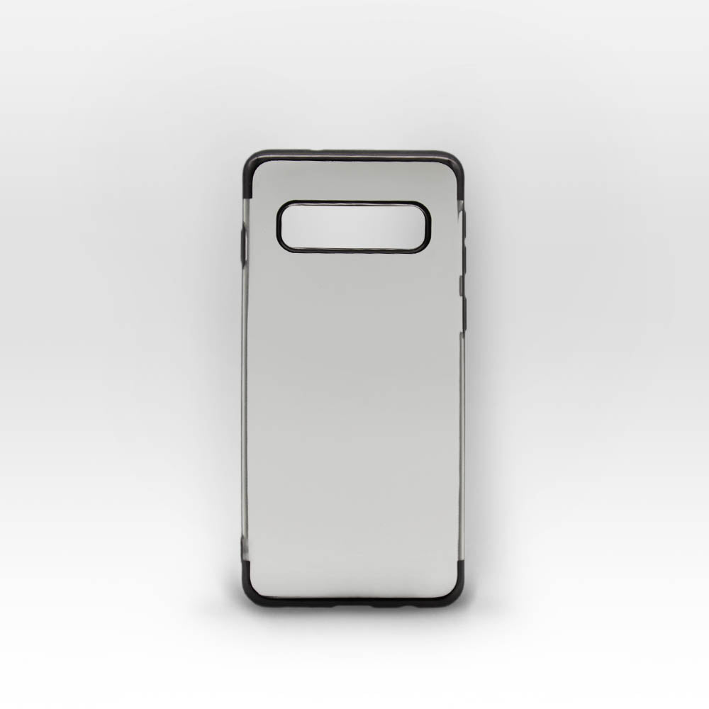 SAMSUNG Galaxy S10 - Coque Transparente Bord Argent