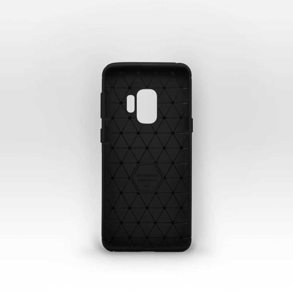 SAMSUNG Galaxy S9 - Coque Carbone Noire