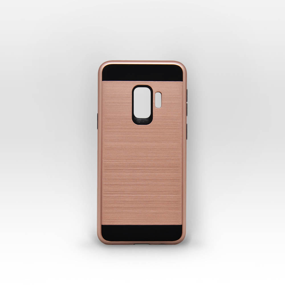 SAMSUNG Galaxy S9 - Coque Carbone Rose
