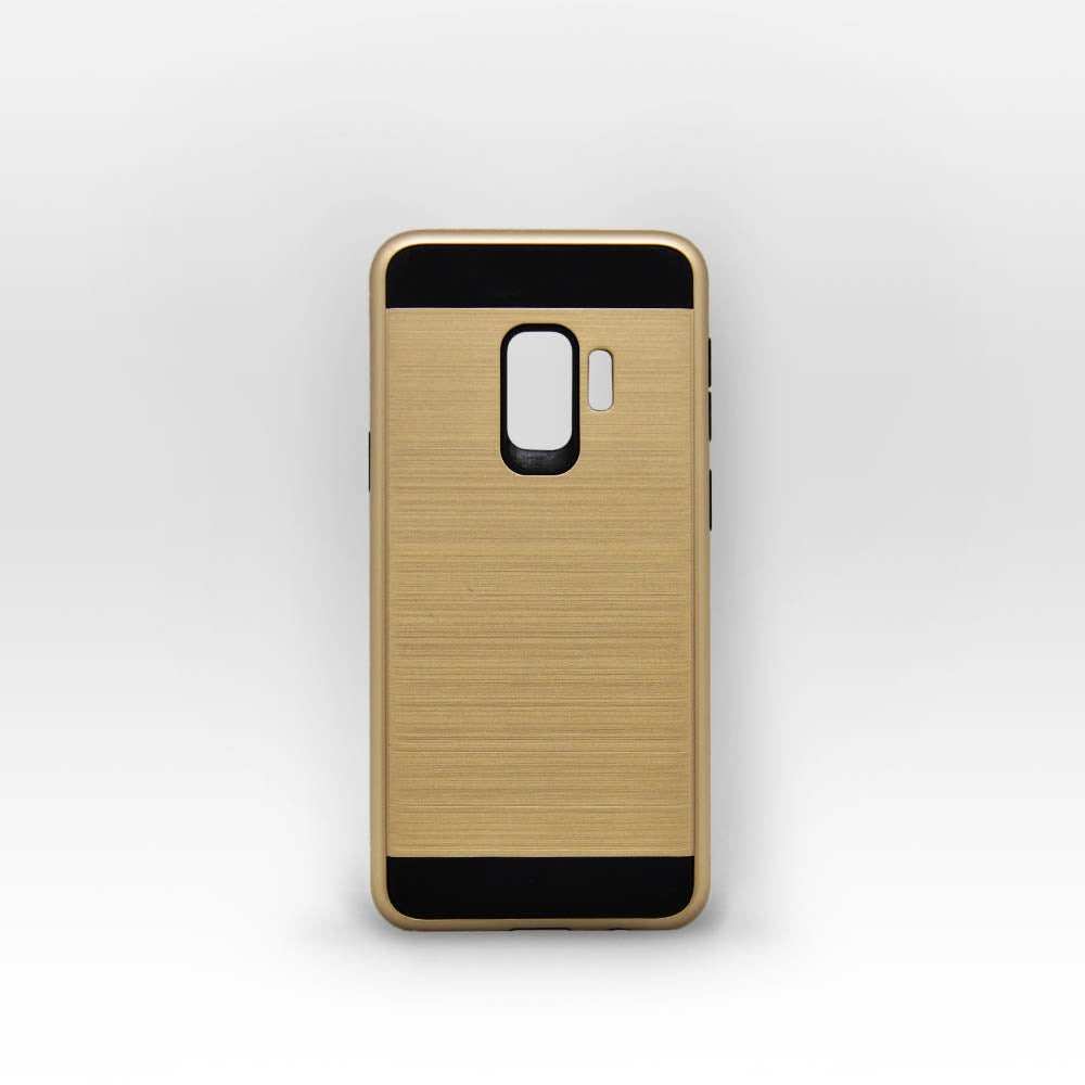 SAMSUNG Galaxy S9 - Coque Carbone Or