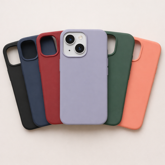 Coque en Silicone de Couleur Anti-dérapante - IPhone 14 + et 15 +