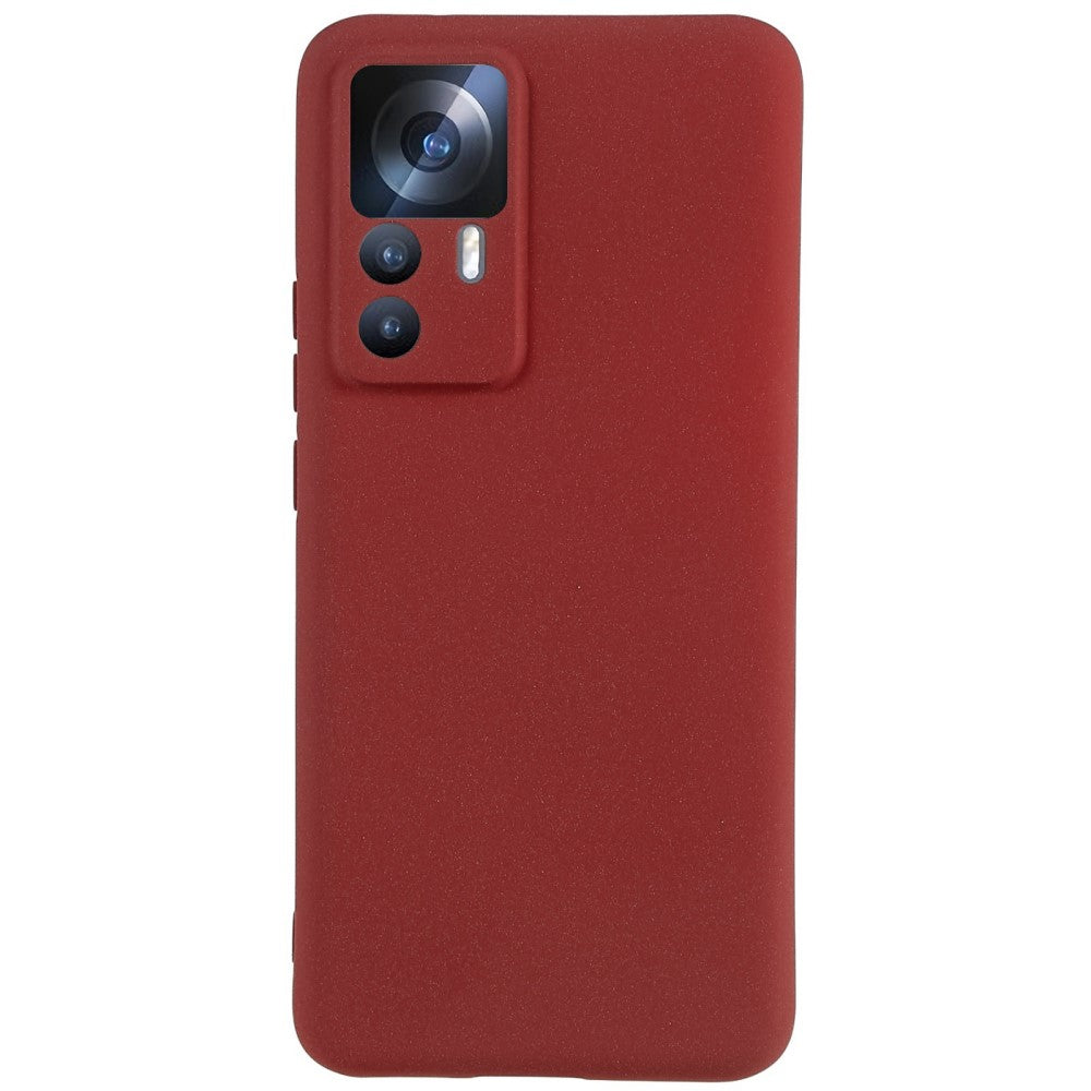 Coque de protection silicone rouge Xiaomi 12T 5G/12T Pro 5G