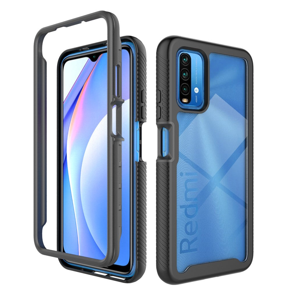 Coque de protection transparent ultra renforcé bord noir  XIAOMI REDMI 9T