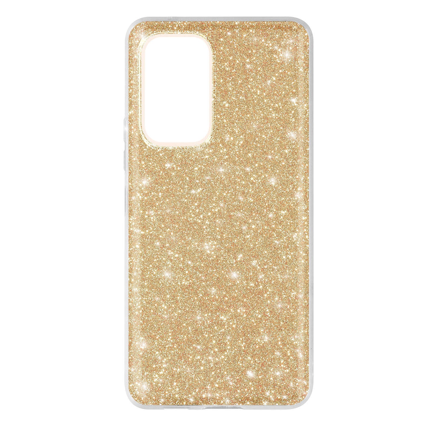 SAMSUNG A53 - Coque à paillette dorée
