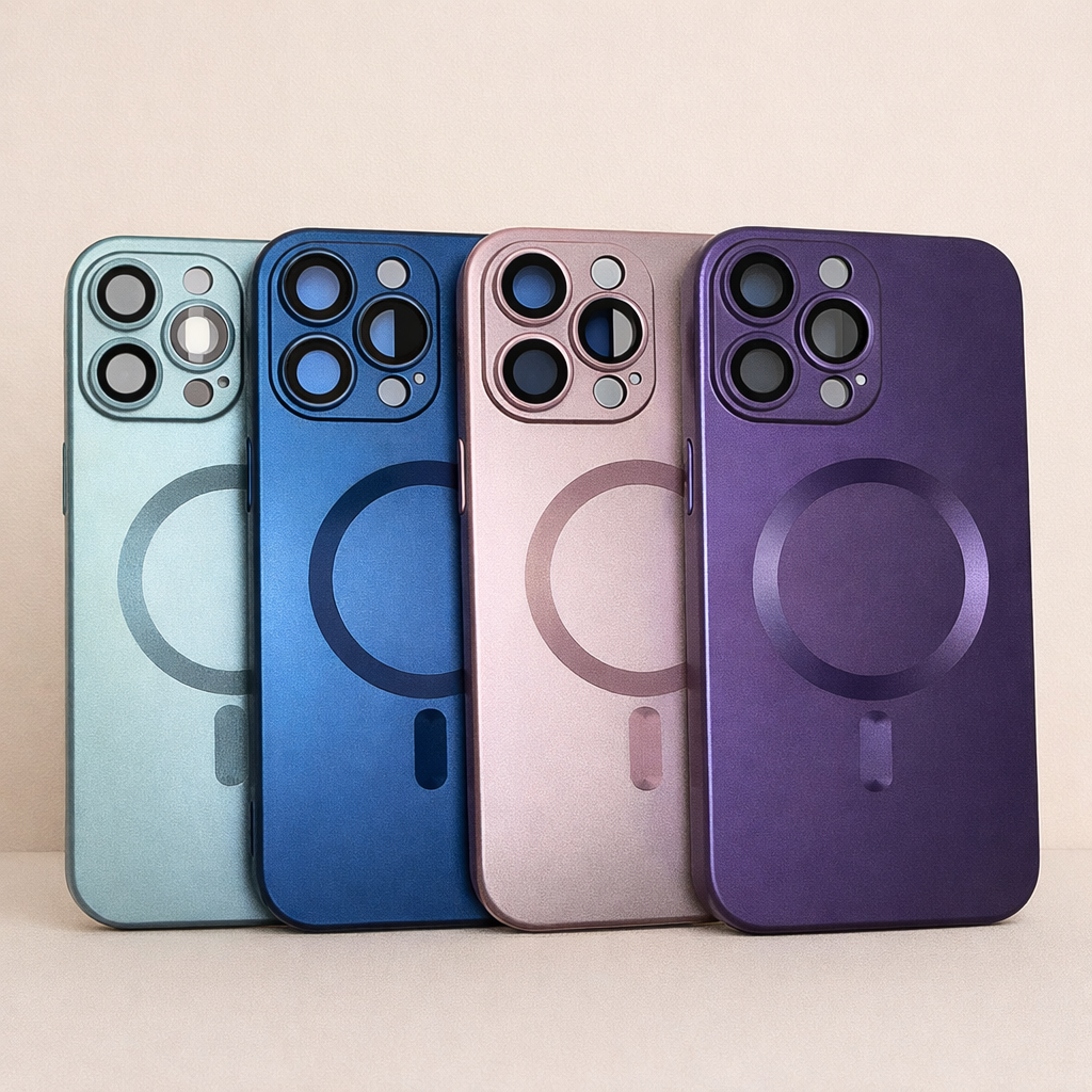 Coque Magsafe Effet Métallique avec Protection Caméra - iPhone 14 PRO MAX