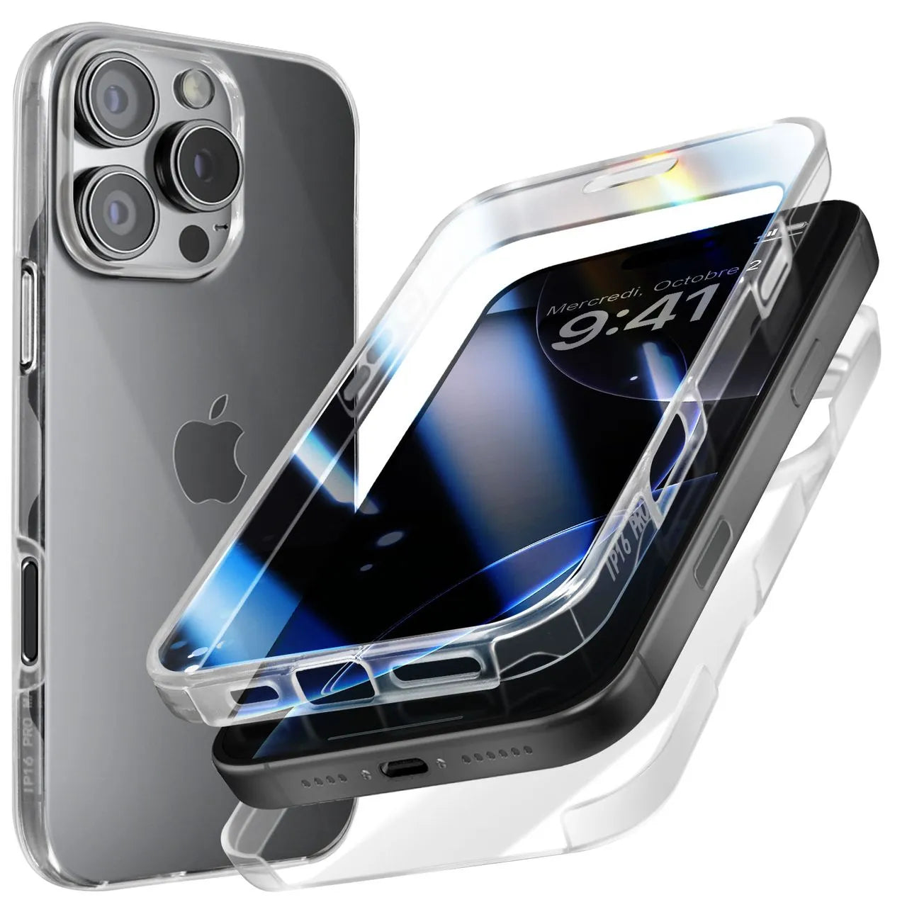 Coque 360° transprente - IPhone 15 PRO MAX