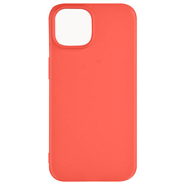 Coque iPhone 15 Pro silicone saumon