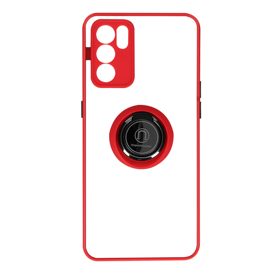 Oppo Reno 6 - Coque magnétique rouge