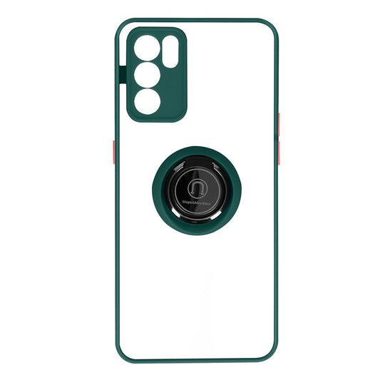 Oppo Reno 6 - Coque magnétique verte