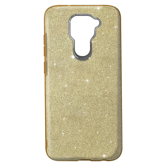 Redmi Note 9 - Coque Paillettes Or