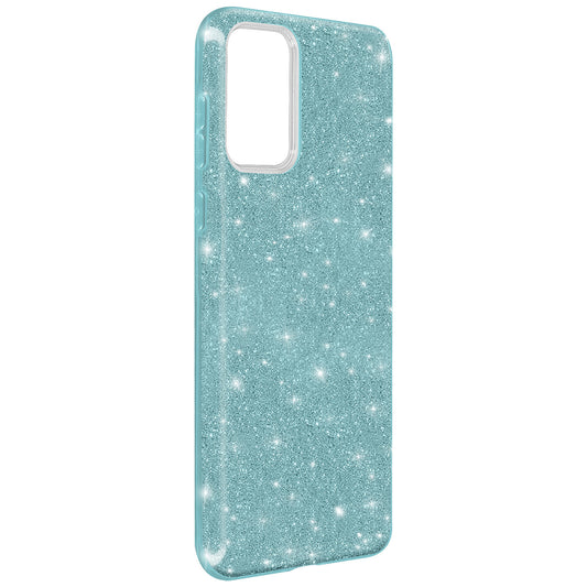 SAMSUNG A13 - Coque paillette bleu