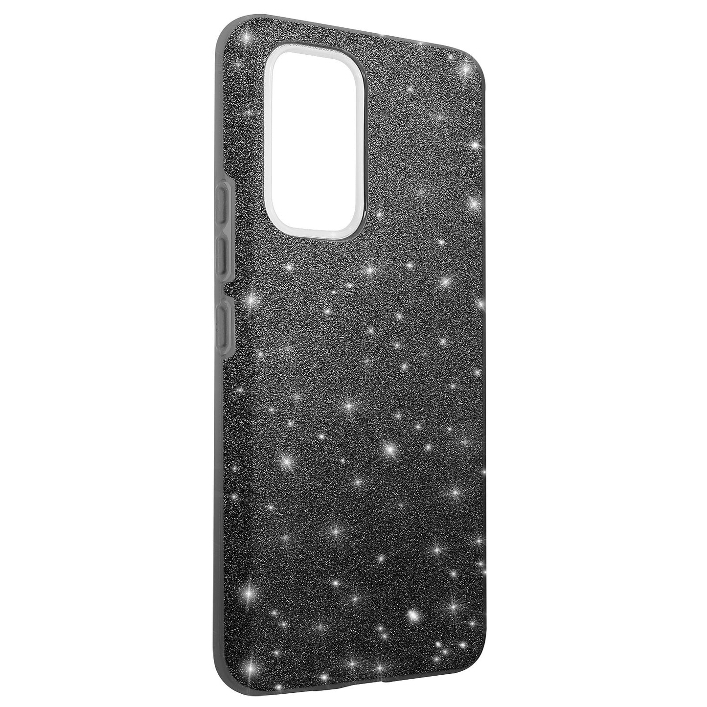 SAMSUNG A32 5G - Coque paillette noire