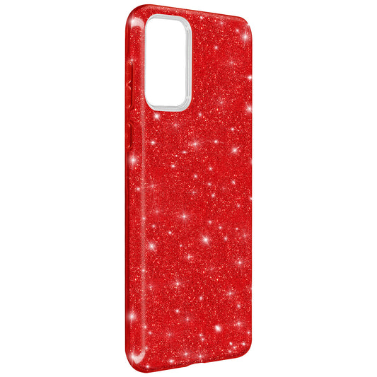 SAMSUNG A13 - Coque paillette rouge