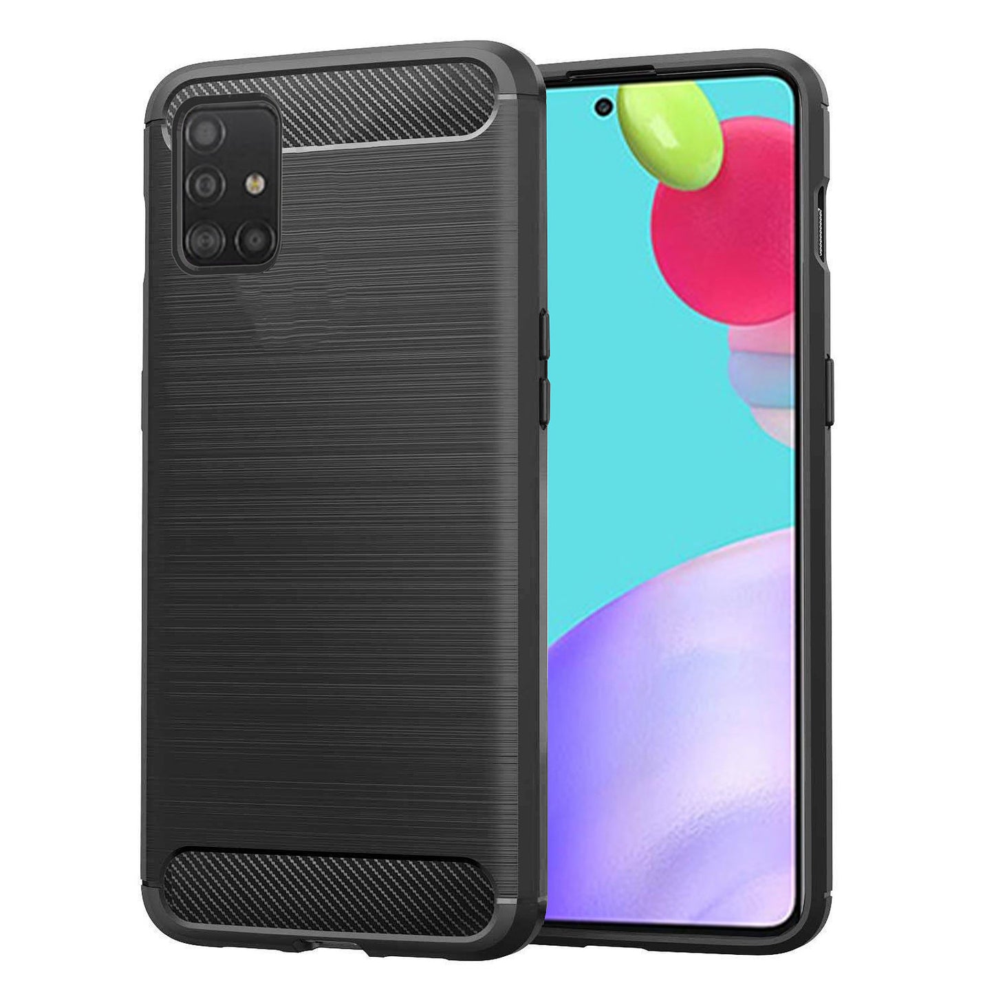 SAMSUNG A32 5G - Coque carbone noire