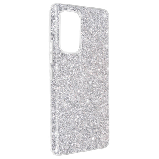 SAMSUNG A13 - Coque paillette argenté