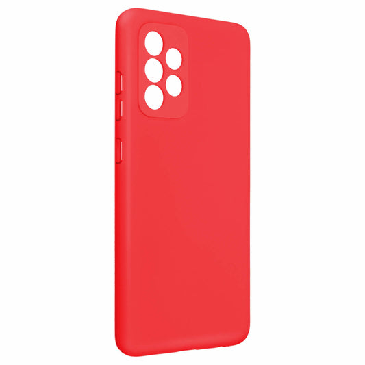 SAMSUNG A52 - Coque silicone rouge