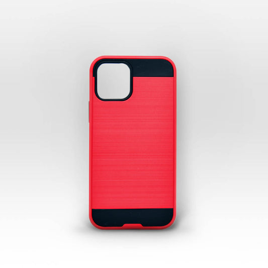 Coque carbone iPhone 13 Pro Rouge