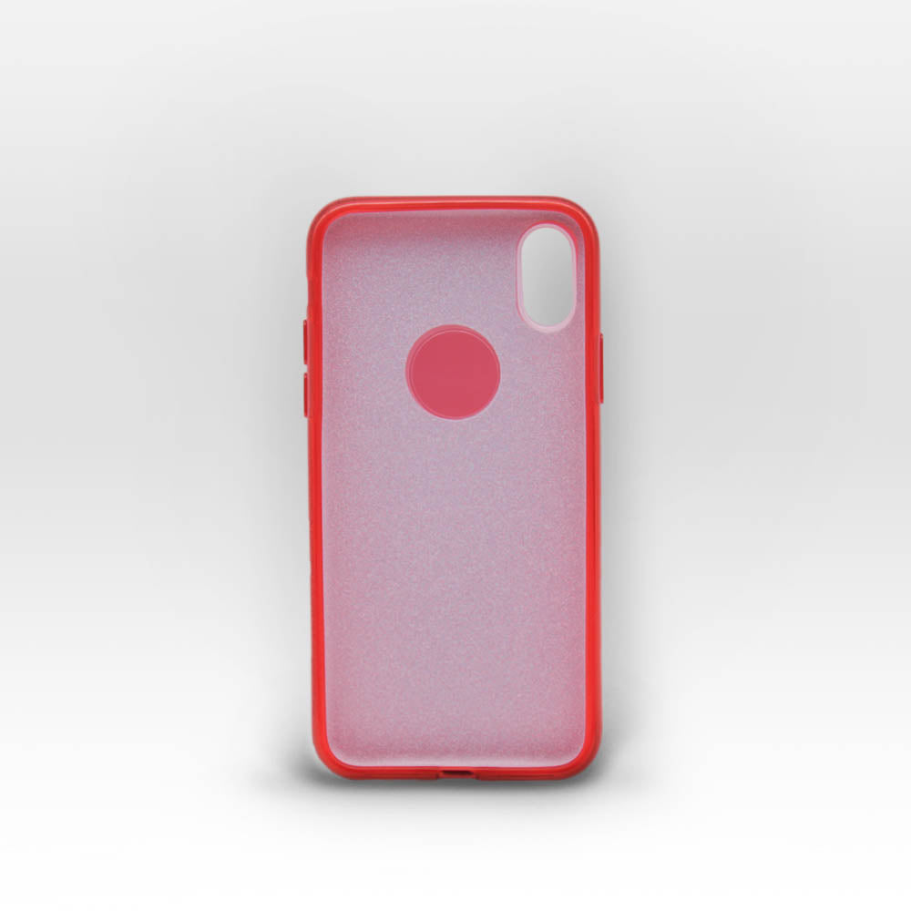 Coque Paillette Rouge IPhone X/XS