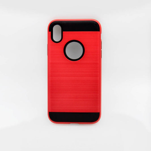 Coque carbone IPhone XR Rouge