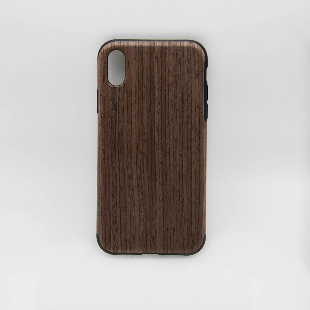 Coque effet bois foncé IPhone XR