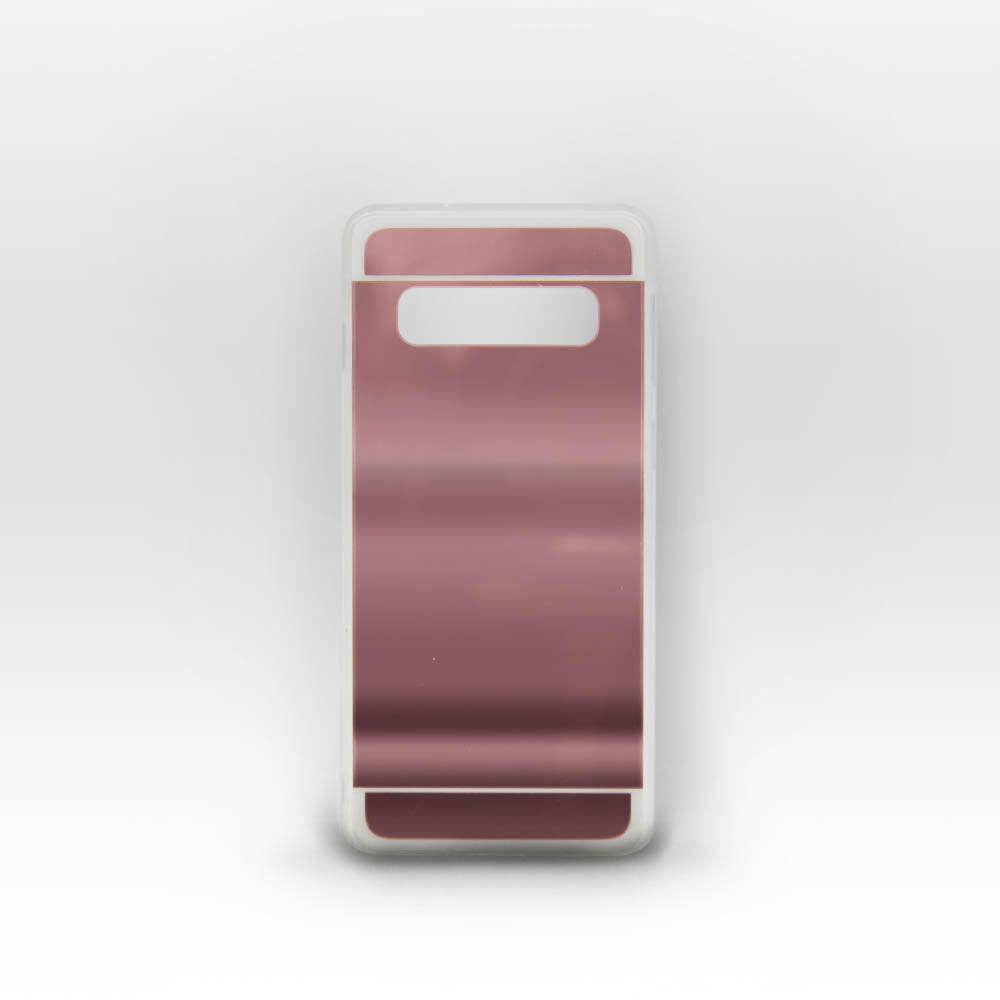 SAMSUNG Galaxy S10 - Coque Miroir Rose