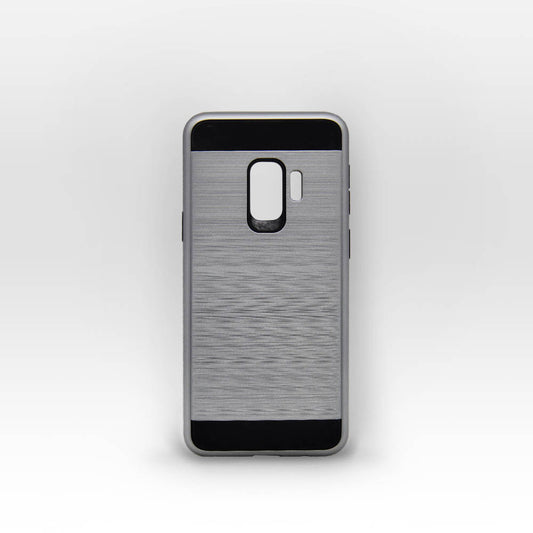 SAMSUNG Galaxy S9 - Coque Carbone Argent