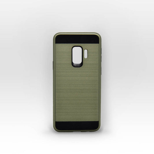 SAMSUNG Galaxy S9 - Coque Carbone Vert